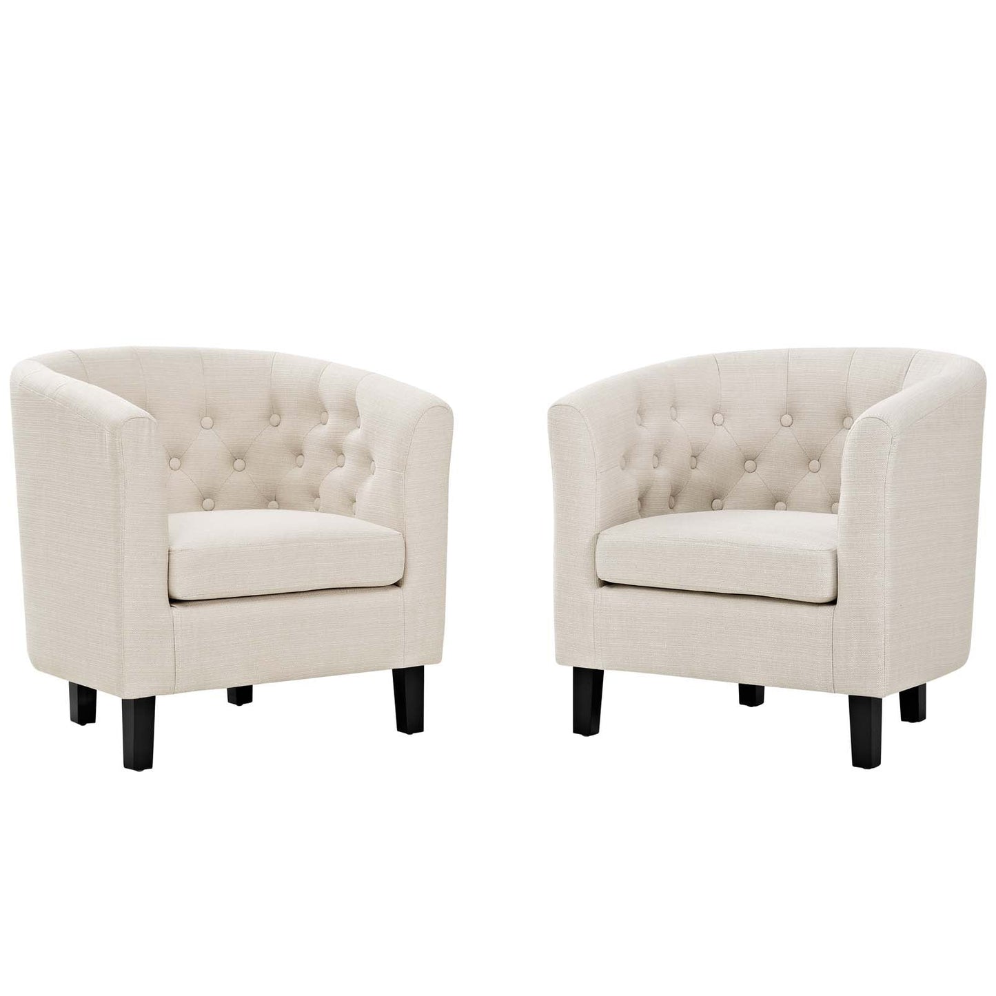 Prospect 2 Piece Upholstered Fabric Armchair Set by Modway