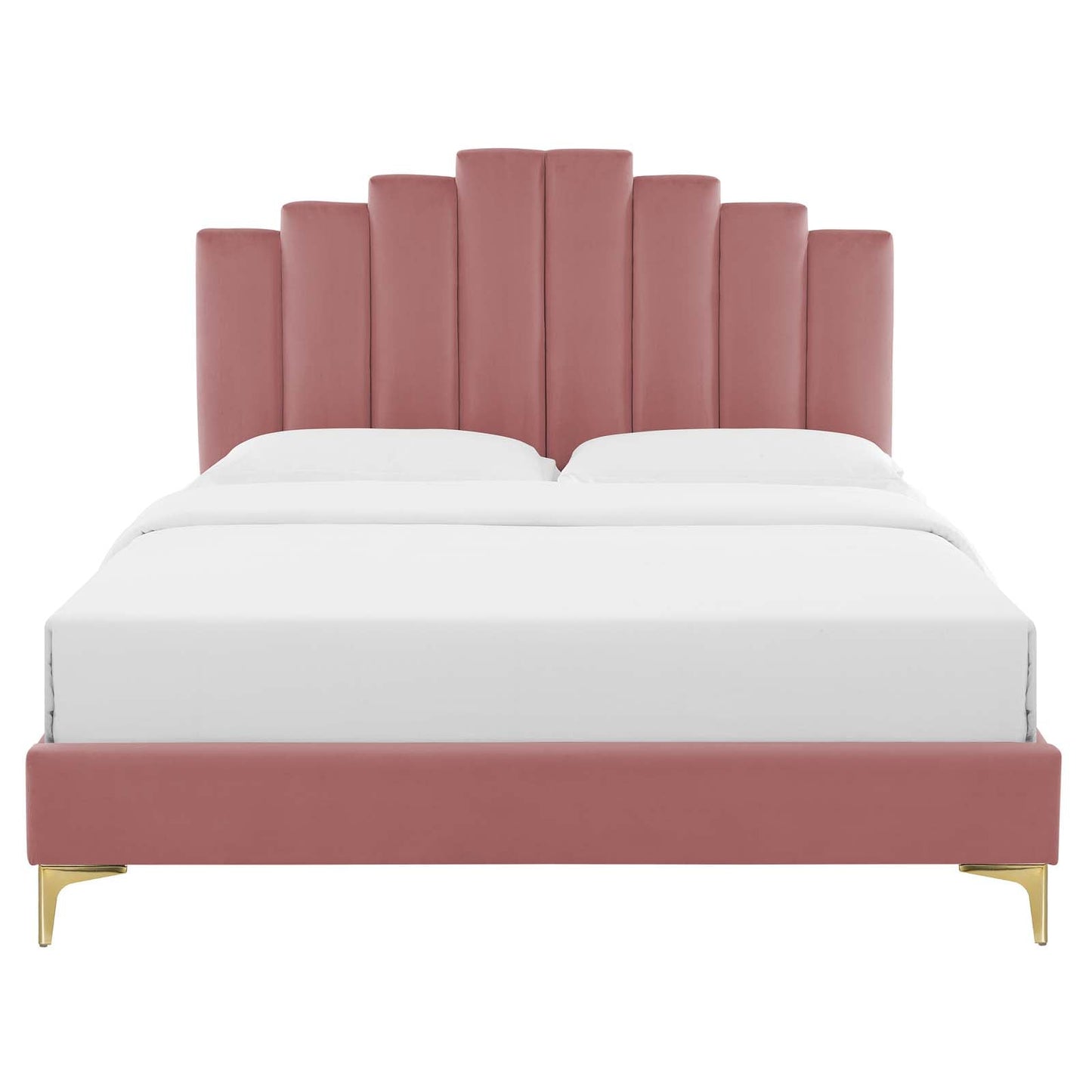 Elise Performance Velvet Twin Platform Bed by Modway