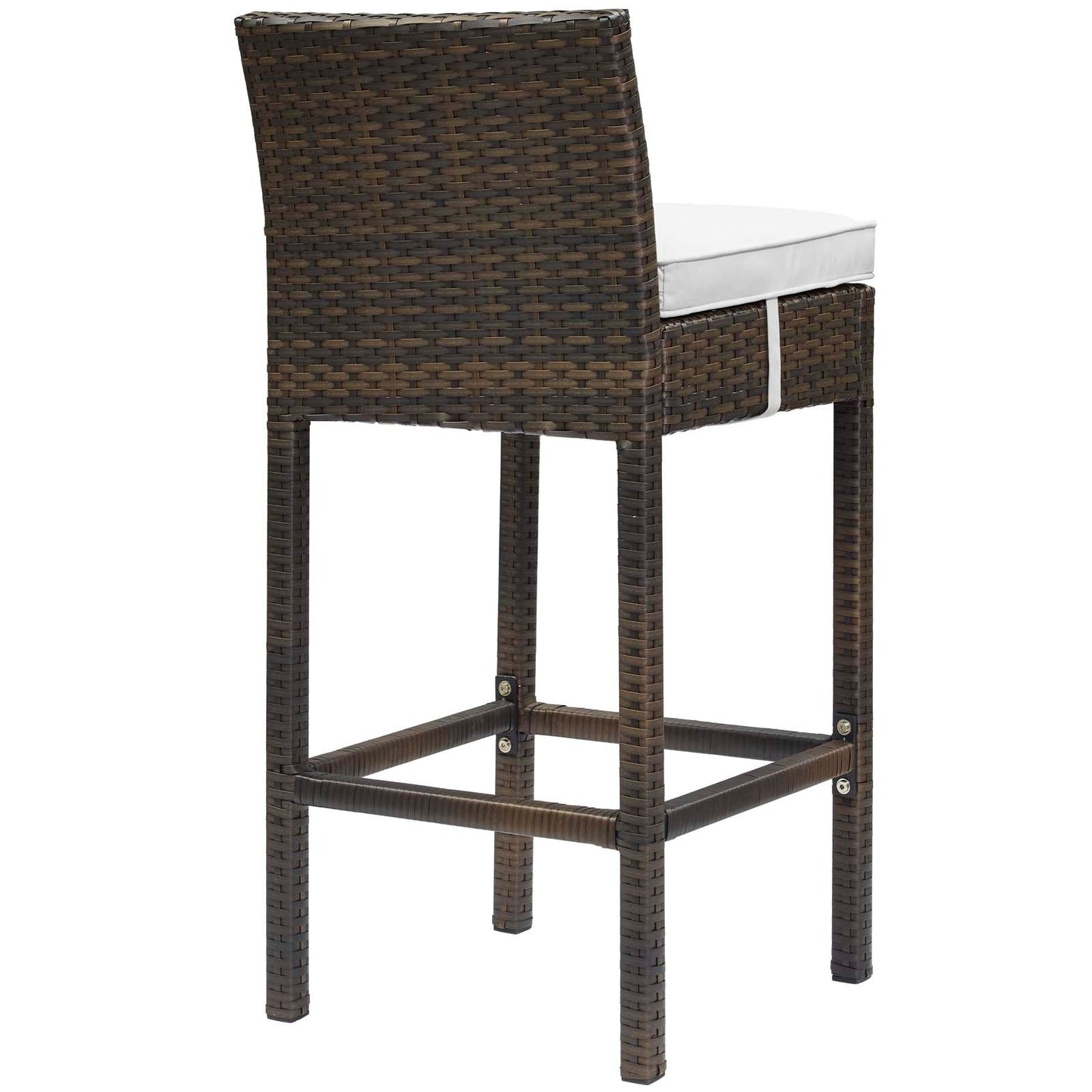 Conduit Outdoor Patio Wicker Rattan Bar Stool Set of 2 by Modway