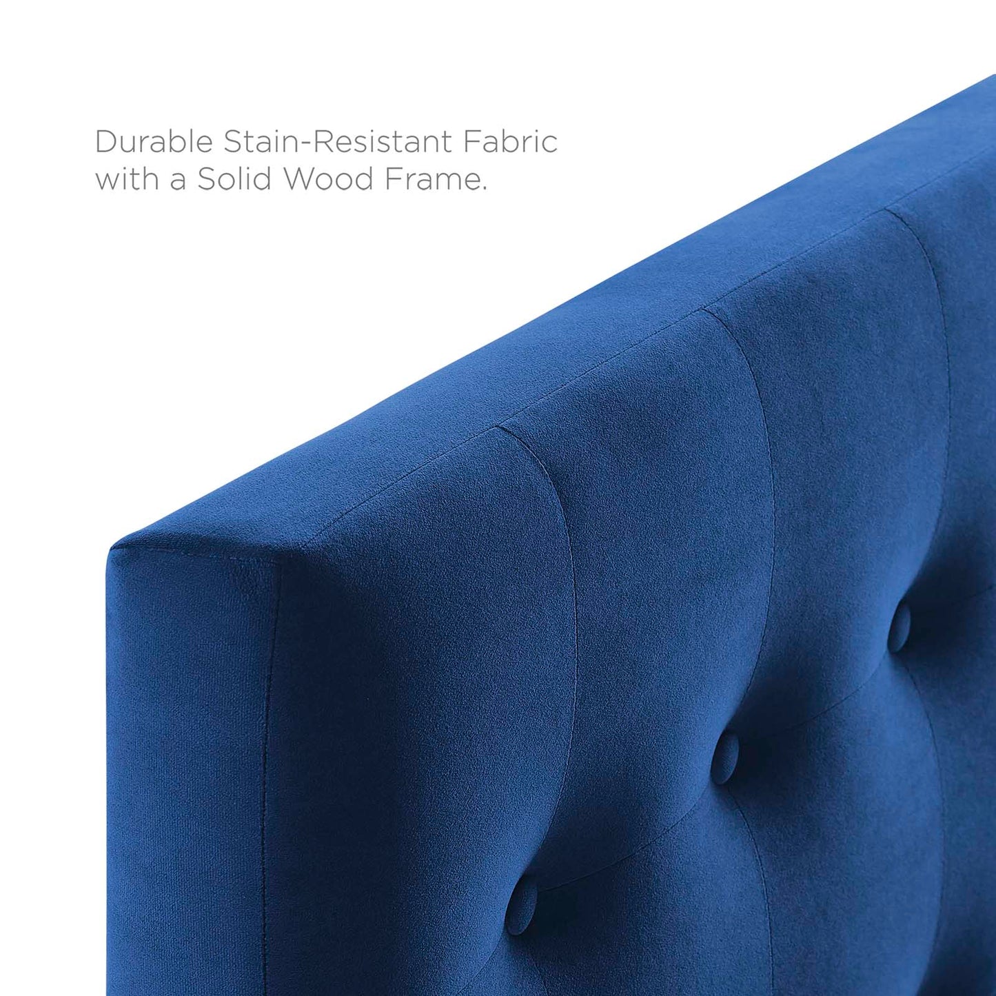 Emily Biscuit Tufted Performance Velvet Twin Headboard by Modway