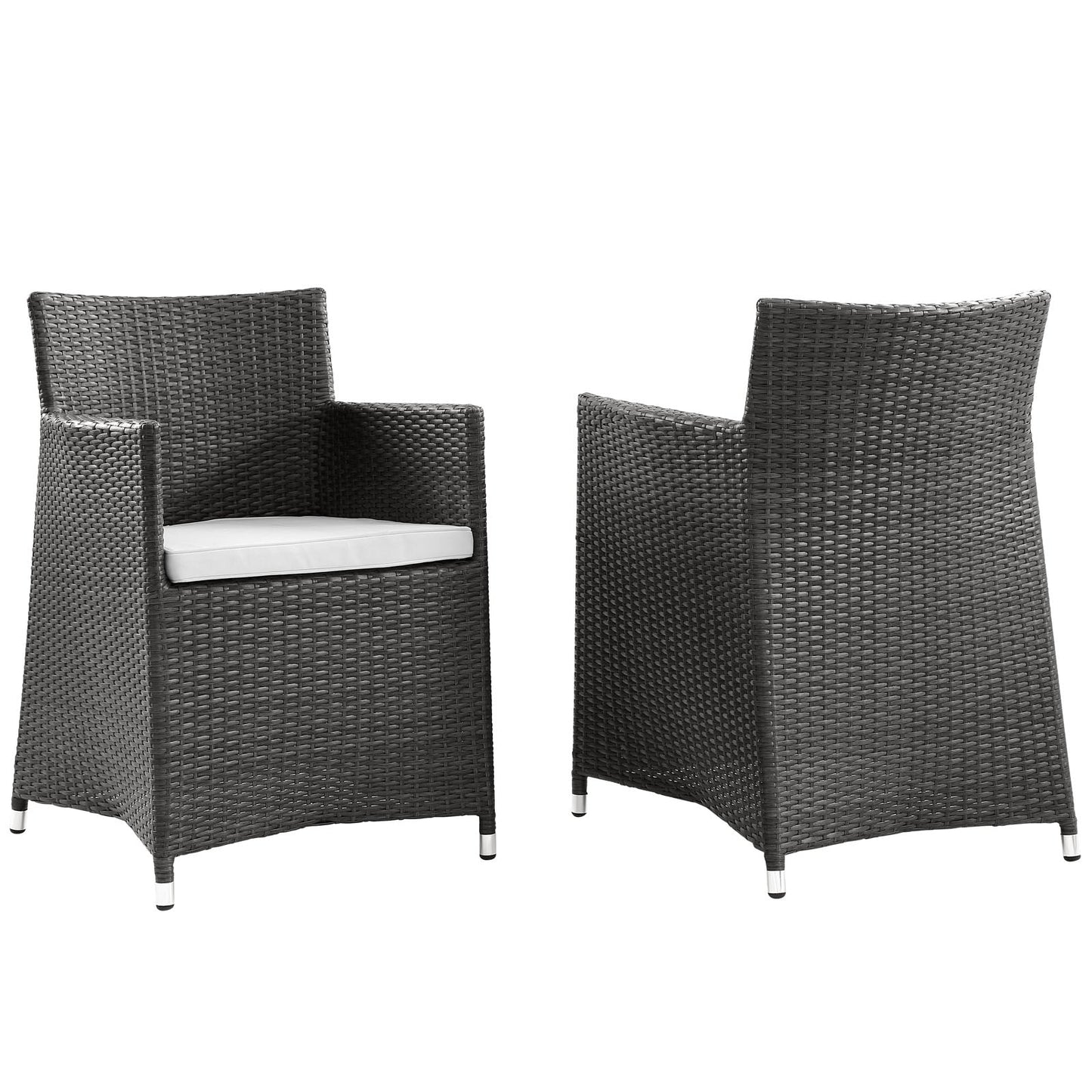 Junction Outdoor Patio Wicker Armchair Set of 2 by Modway