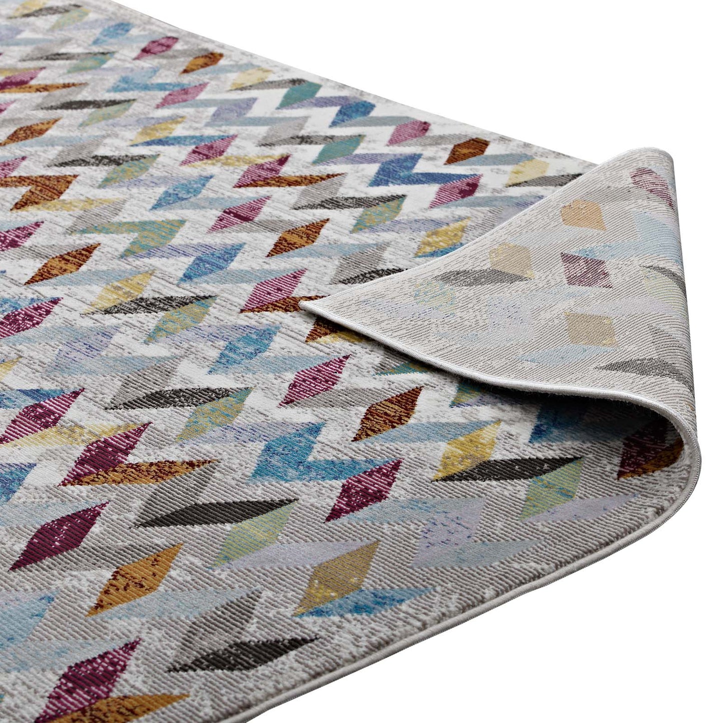 Gemma Chevron Mosaic 5x8 Area Rug by Modway