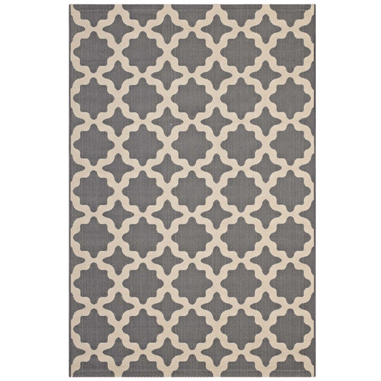 Cerelia Moroccan Trellis Indoor and Outdoor 5x8 Area Rug by Modway