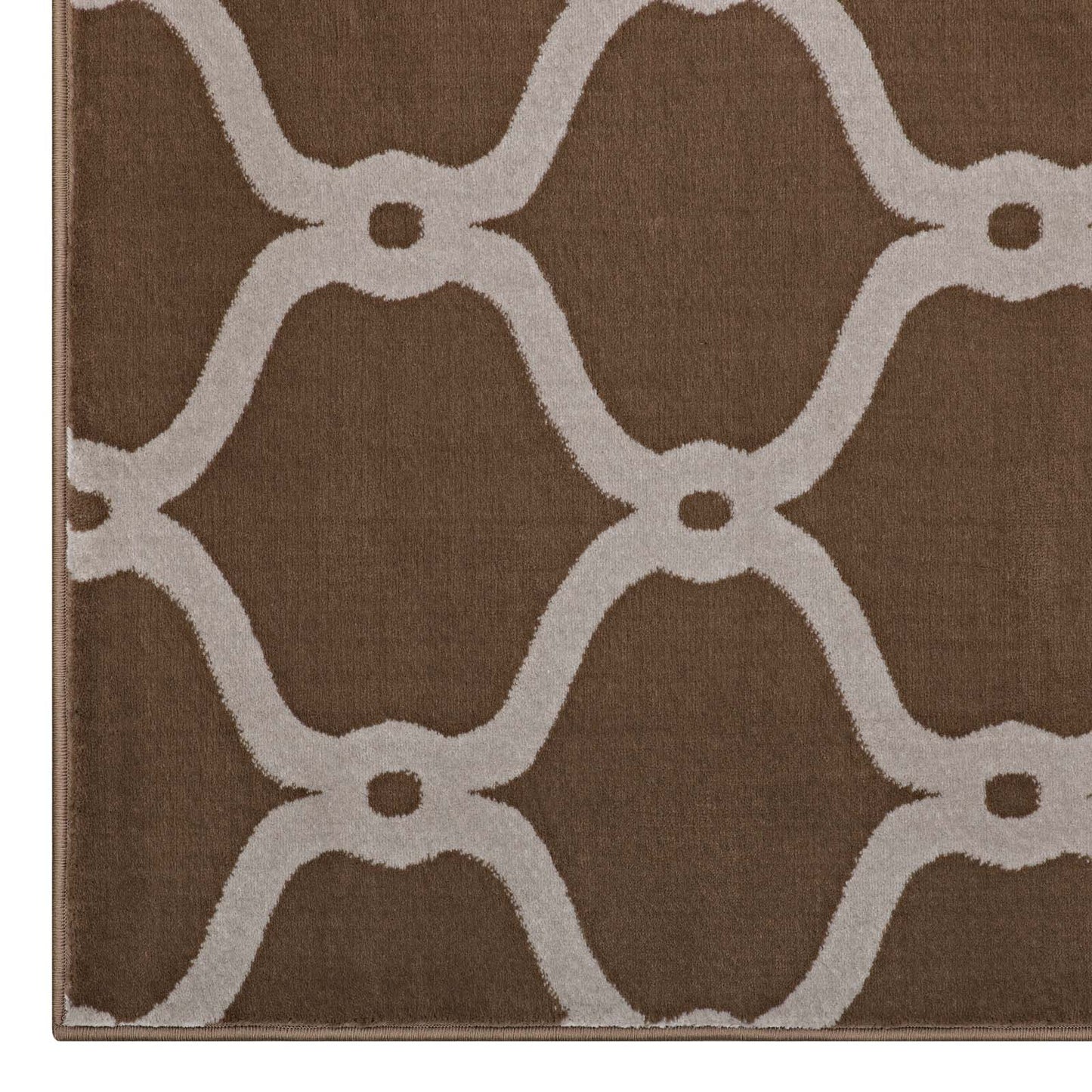 Beltara Chain Link Transitional Trellis 5x8 Area Rug by Modway
