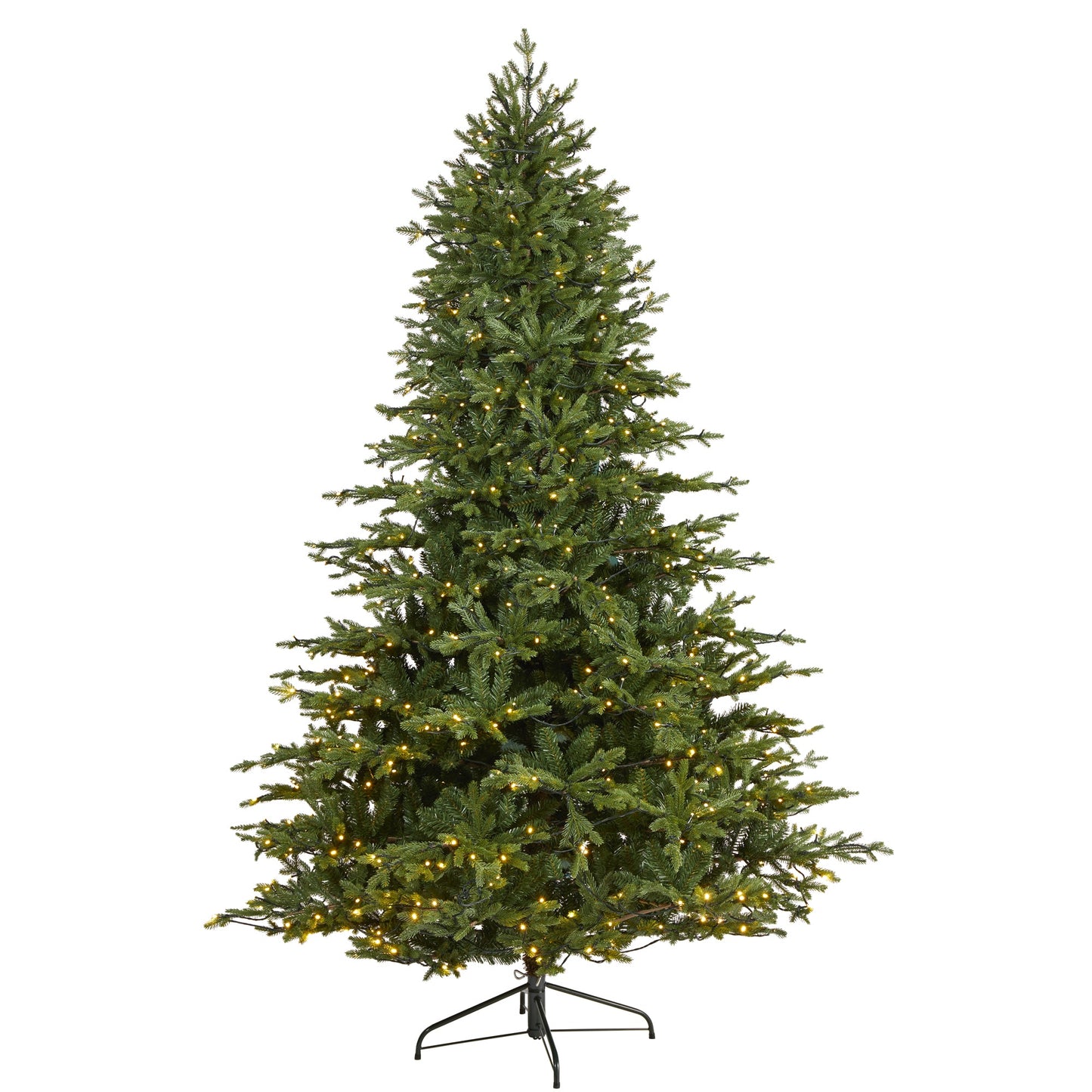 7.5' Wyoming Spruce Artificial Christmas Tree w/ 650 Clear LED Lights