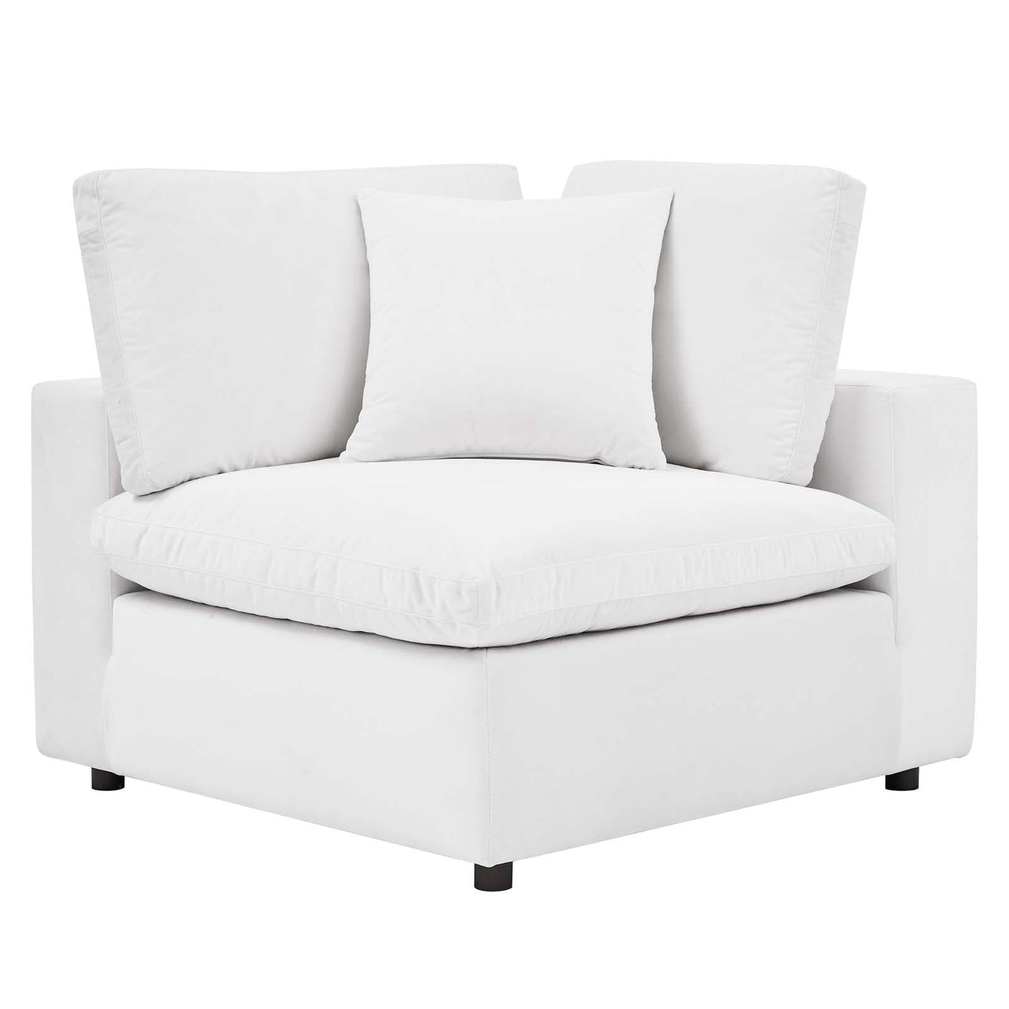Commix 5-Piece Down Filled Overstuffed Performance Velvet Sectional Sofa by Modway