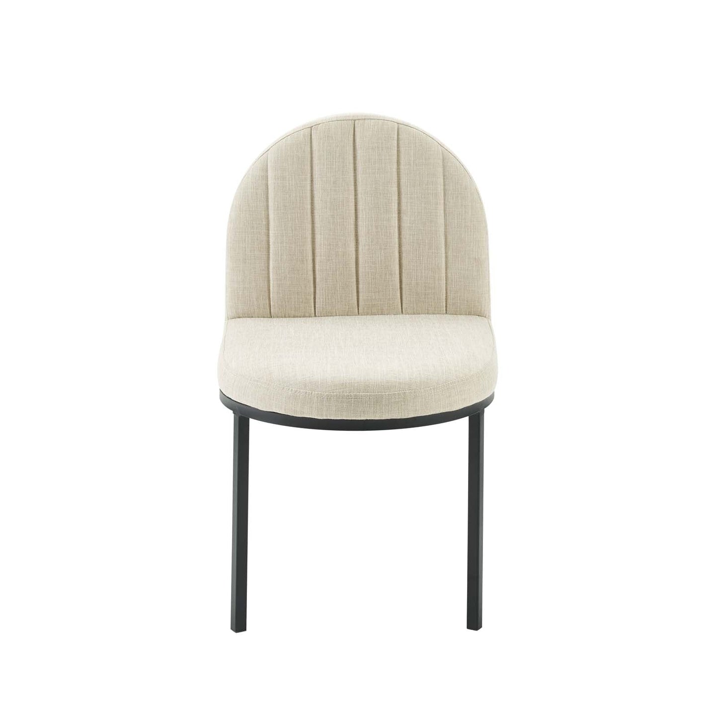Isla Channel Tufted Upholstered Fabric Dining Side Chair by Modway