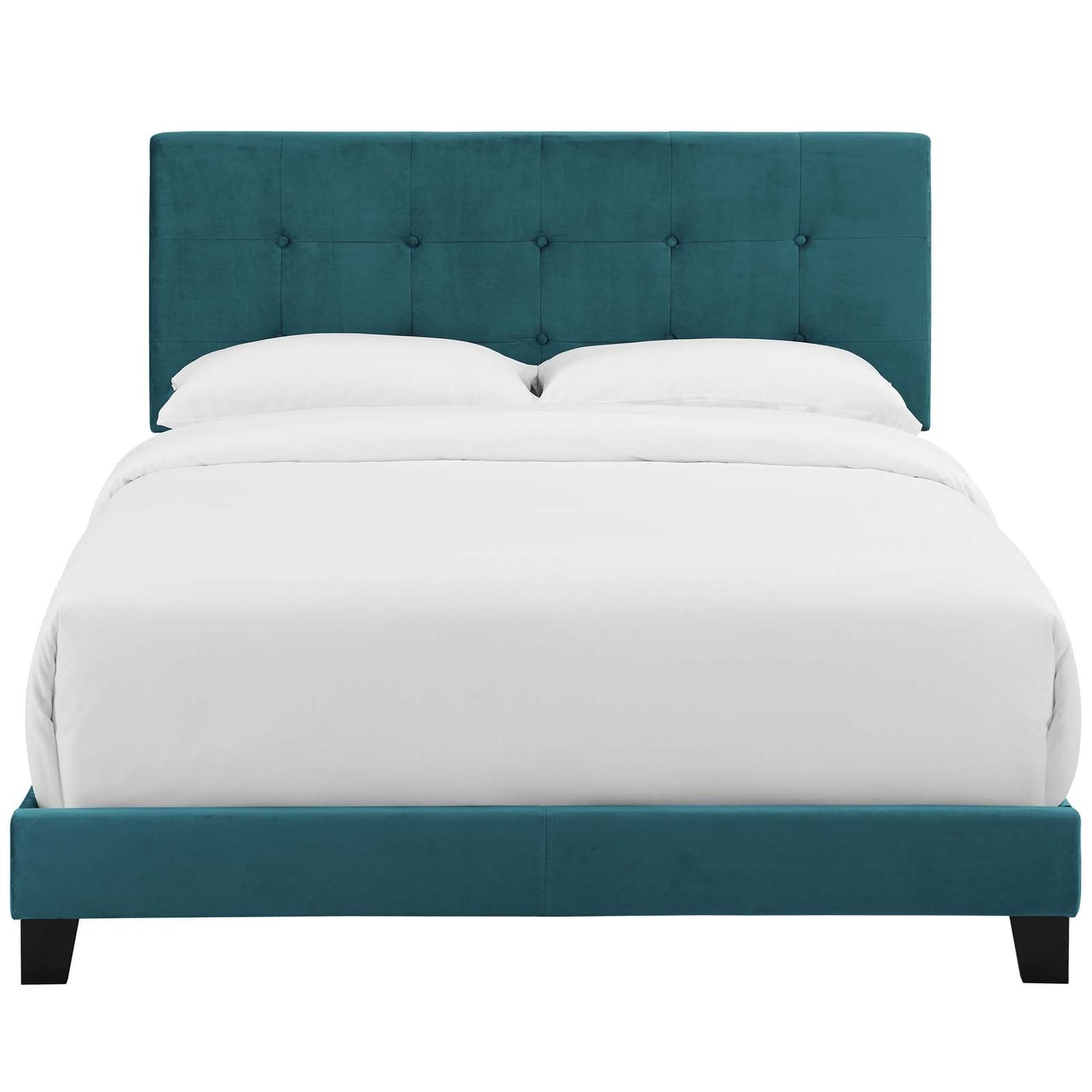 Amira Performance Velvet Queen Bed by Modway