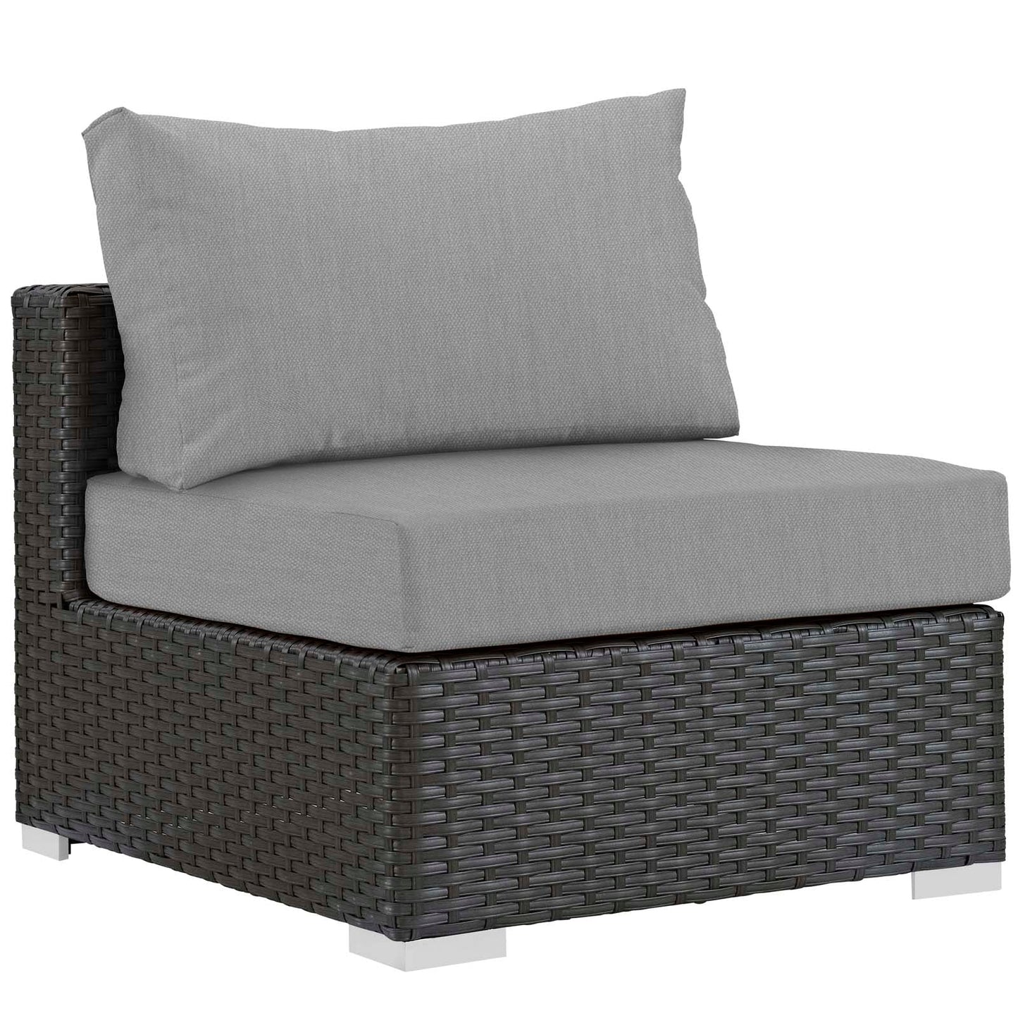 Sojourn 7 Piece Outdoor Patio Sunbrella¨ Sectional Set by Modway