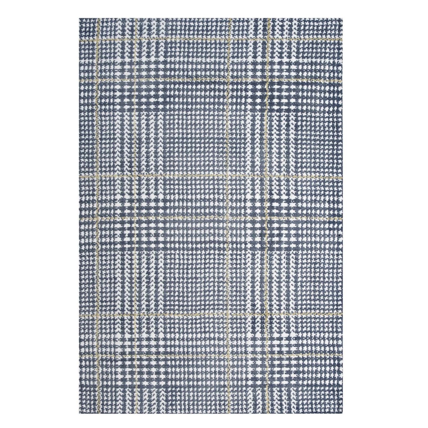 Kaja Abstract Plaid 5x8 Area Rug by Modway