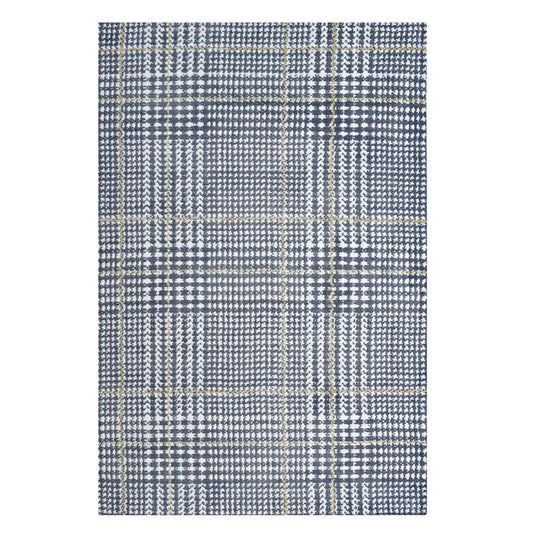Kaja Abstract Plaid 5x8 Area Rug by Modway