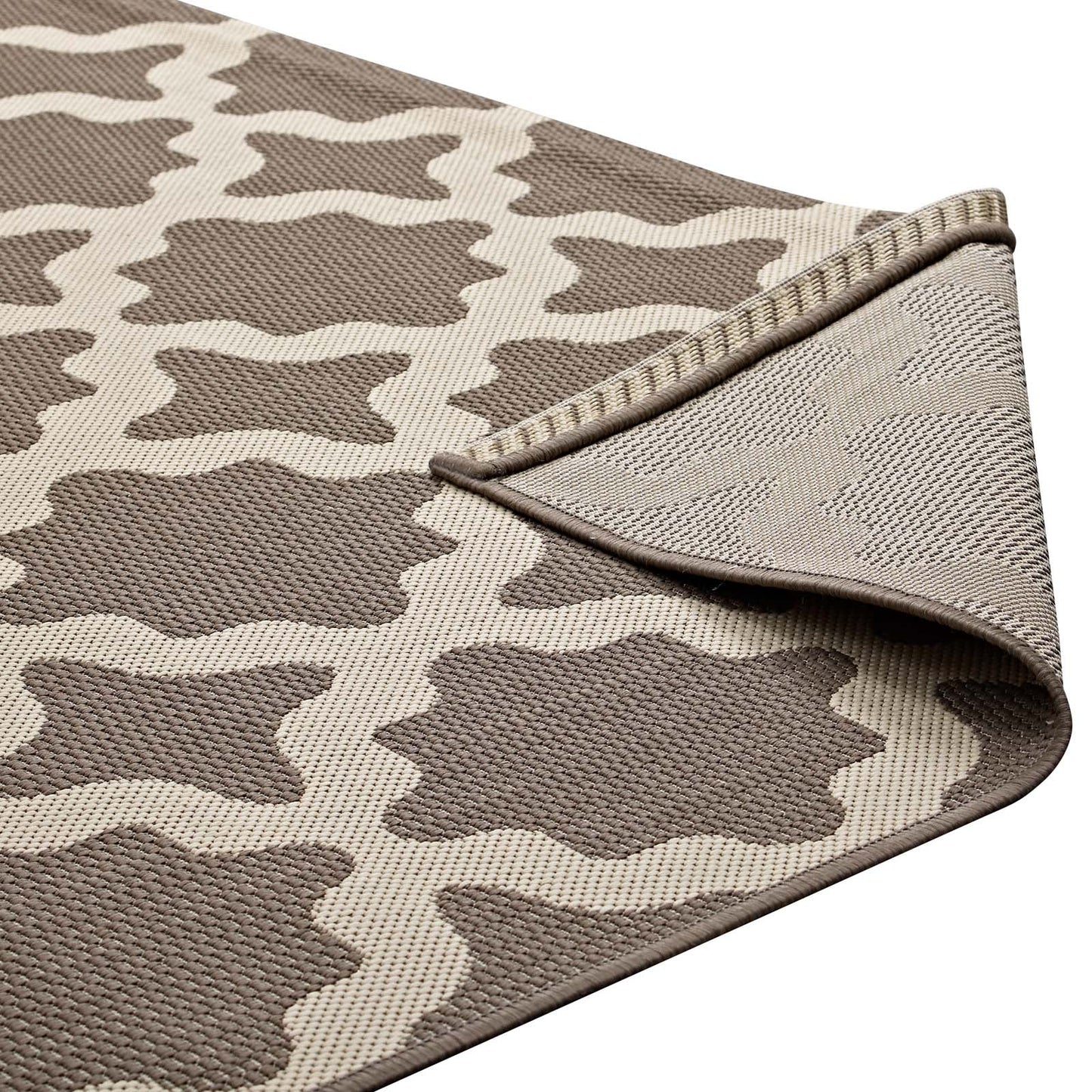 Cerelia Moroccan Trellis Indoor and Outdoor 8x10 Area Rug by Modway