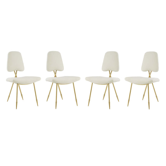 Ponder Dining Side Chair Set of 4 by Modway