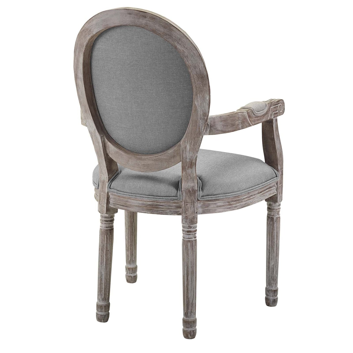Emanate Upholstered Fabric Dining Armchair Set of 4 by Modway