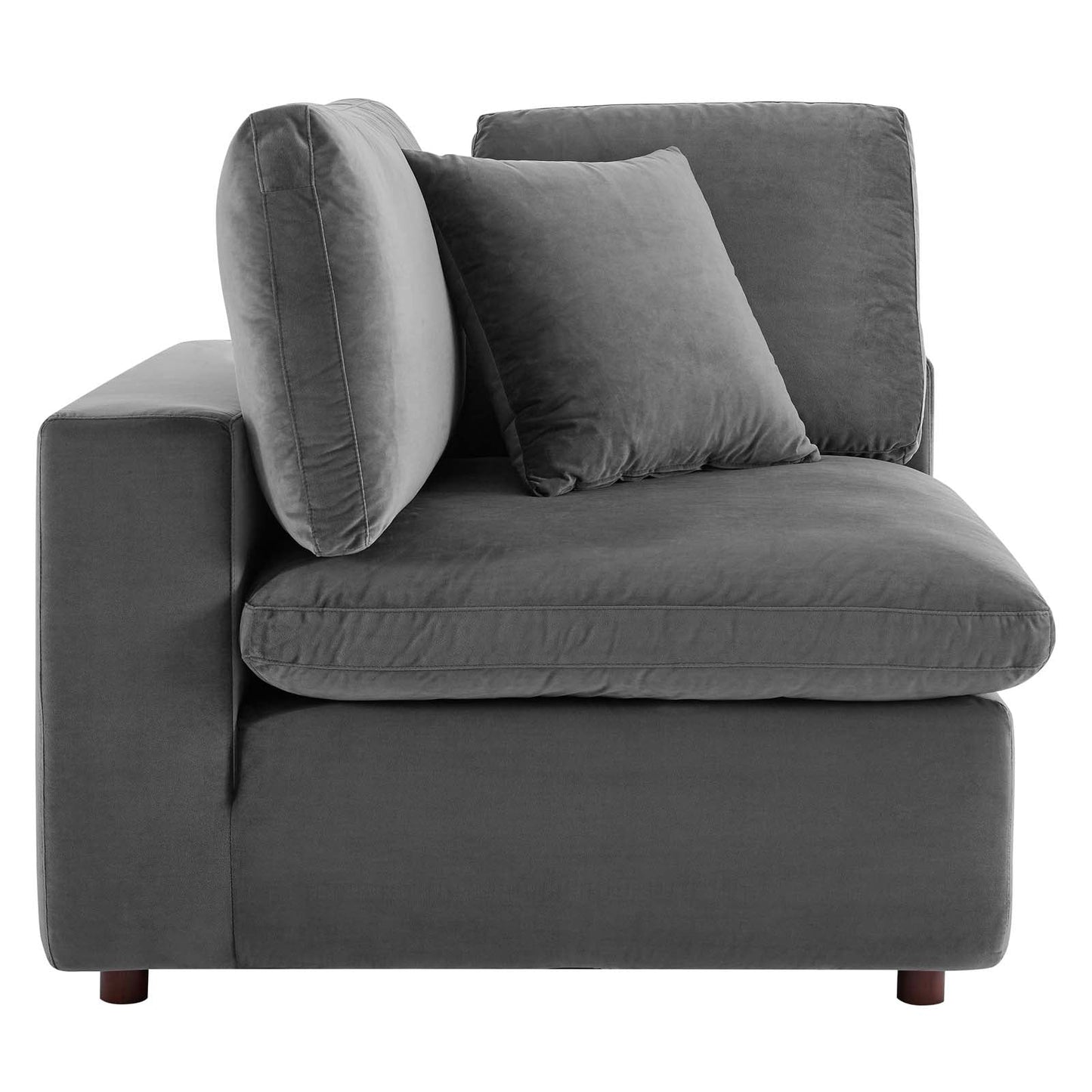 Commix 8-Piece Down Filled Overstuffed Performance Velvet Sectional Sofa by Modway
