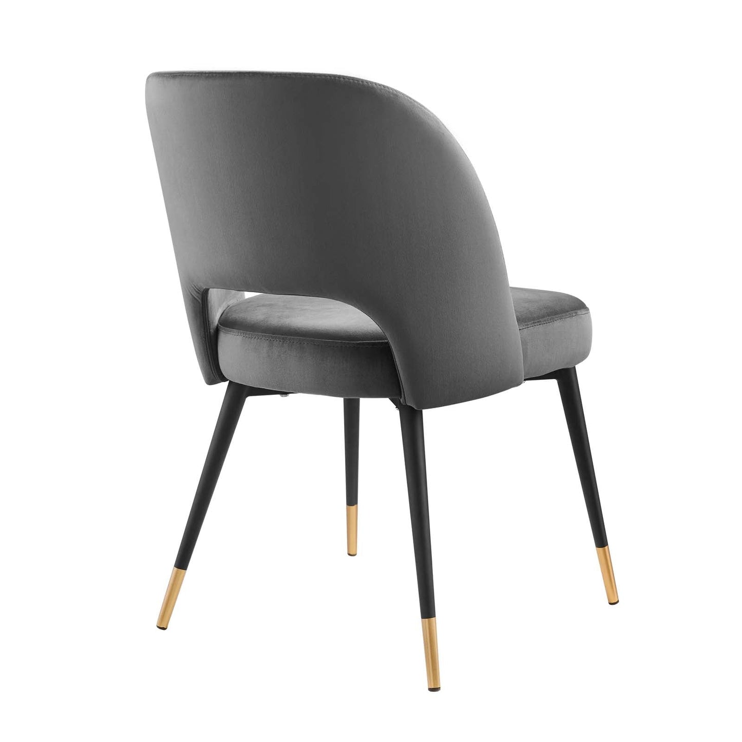 Rouse Performance Velvet Dining Side Chairs Set of 2 by Modway