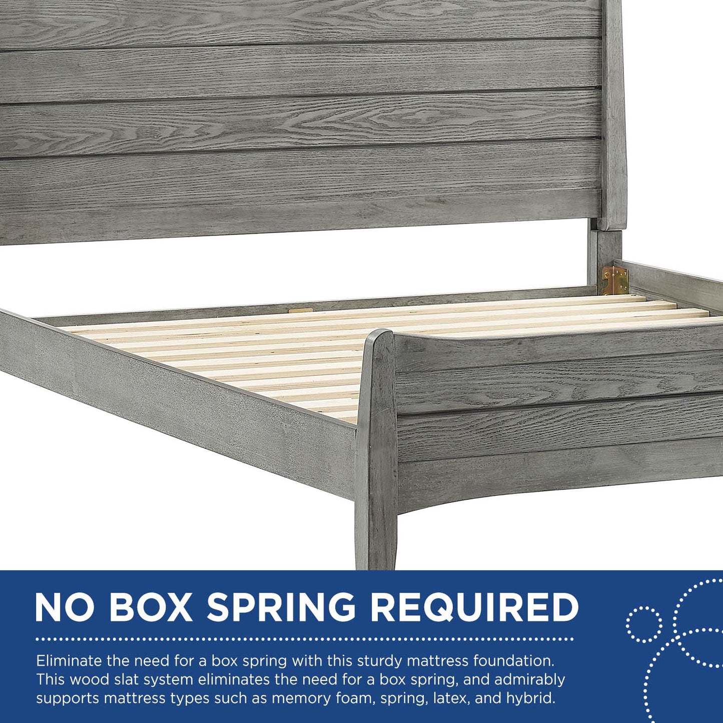 Georgia Wood King Platform Bed by Modway