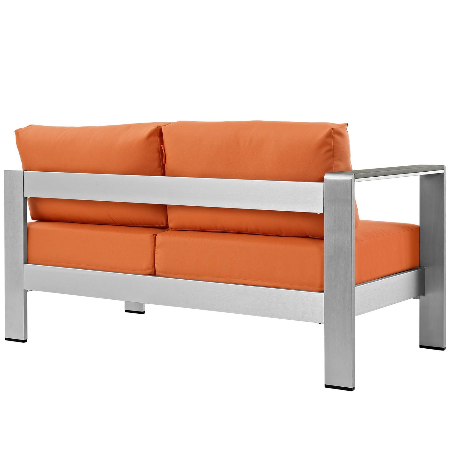 Shore Left-Arm Corner Sectional Outdoor Patio Aluminum Loveseat by Modway