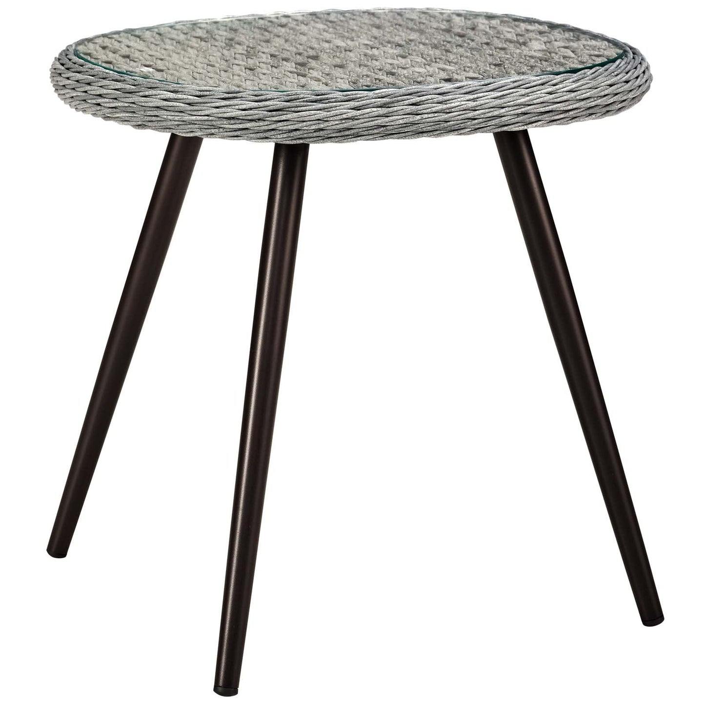 Endeavor Outdoor Patio Wicker Rattan Side Table by Modway