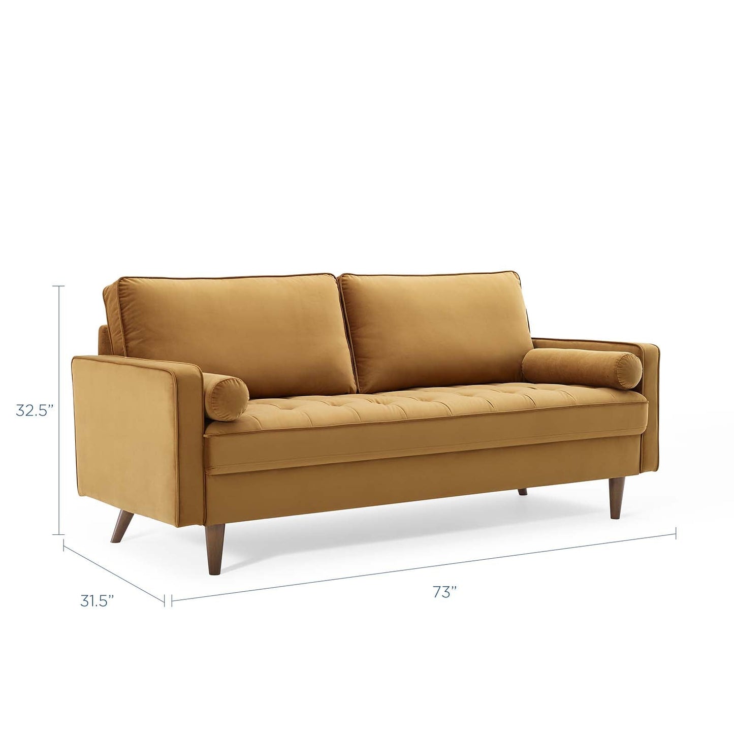 Valour Performance Velvet Sofa by Modway