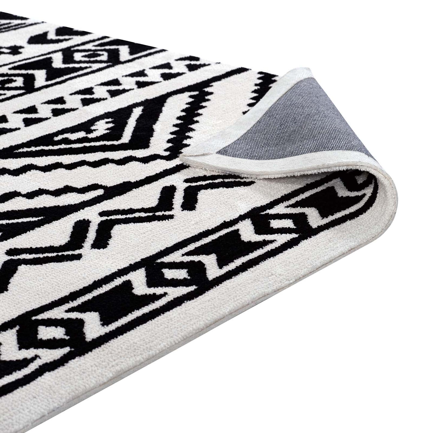 Haku Geometric Moroccan Tribal 8x10 Area Rug by Modway