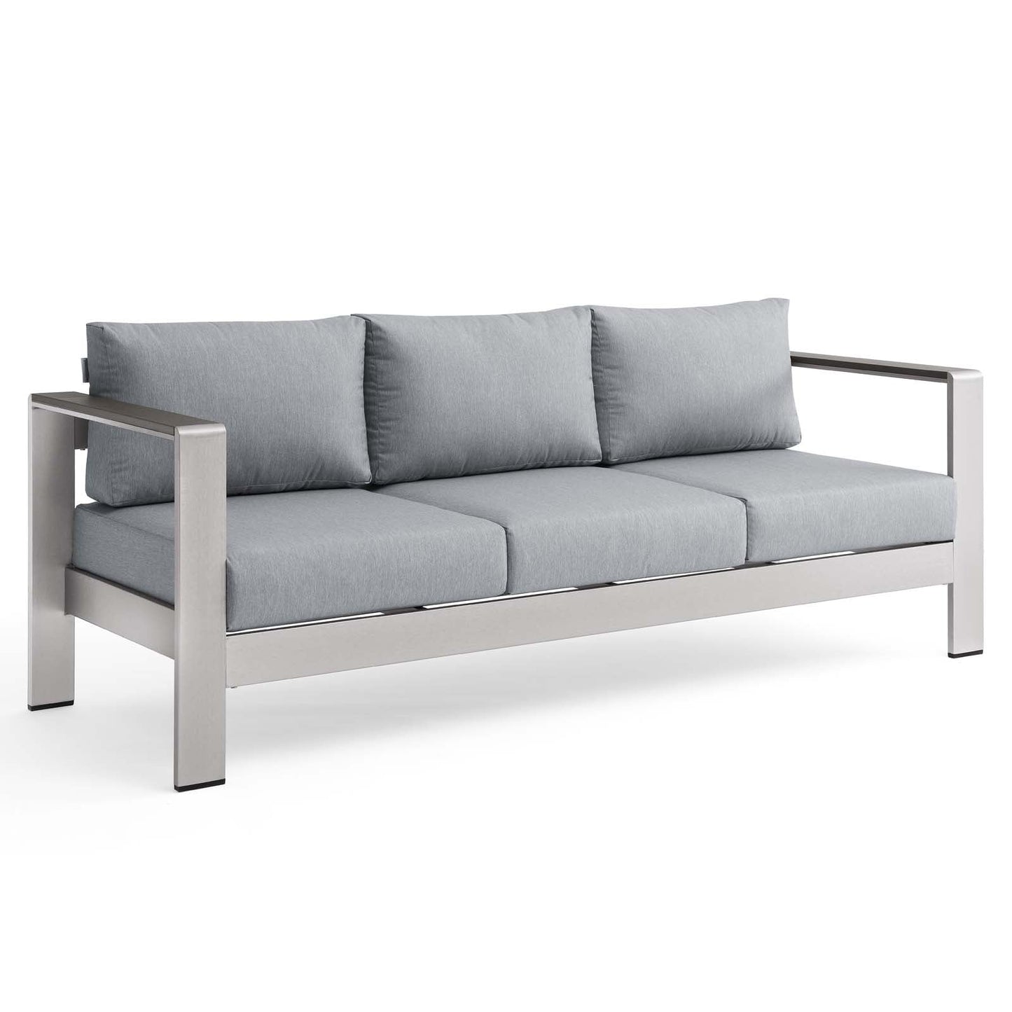 Shore Outdoor Patio Aluminum Sofa by Modway