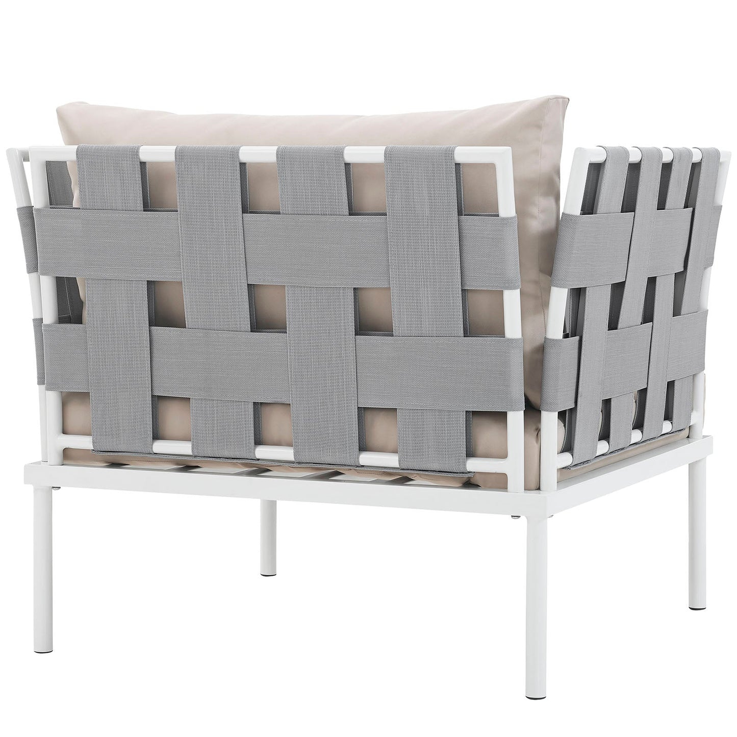 Harmony Outdoor Patio Aluminum Armchair by Modway
