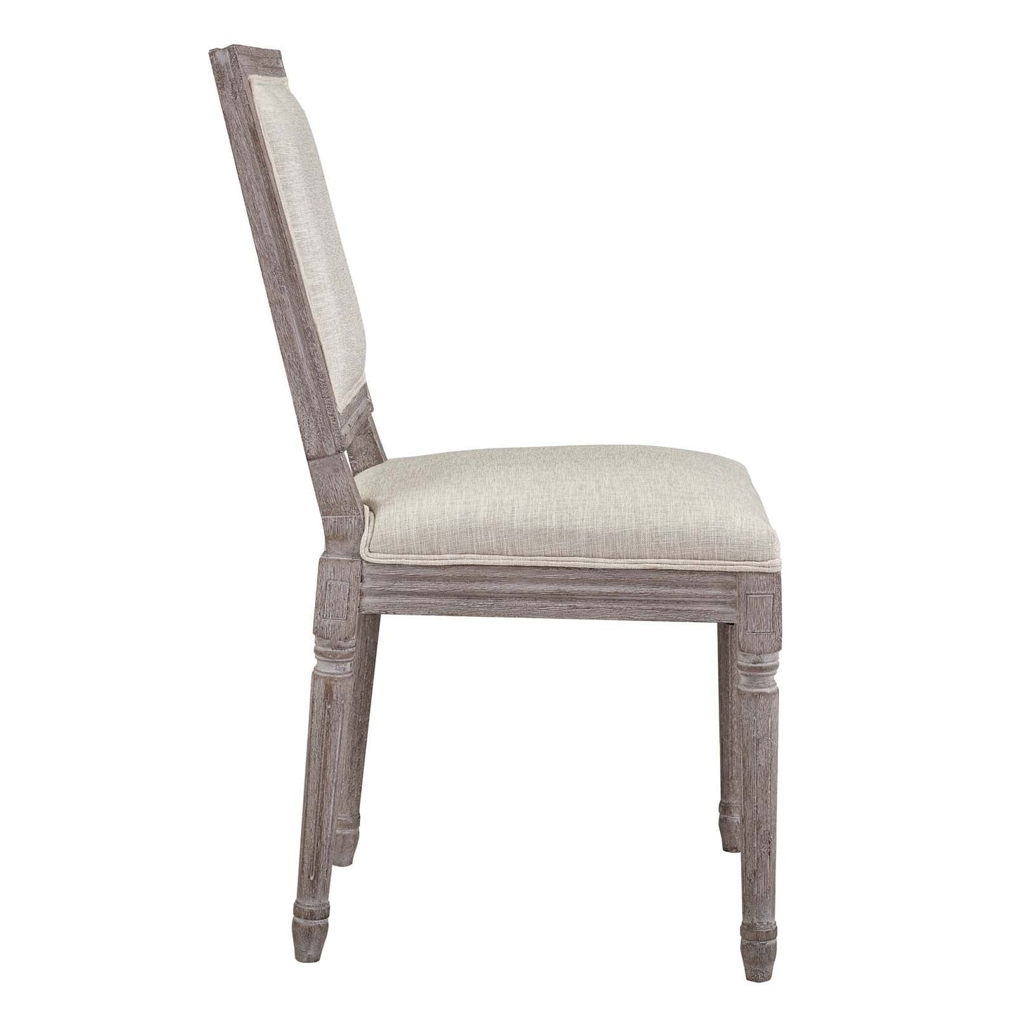 Court Upholstered Fabric Dining Side Chair Set of 4 by Modway