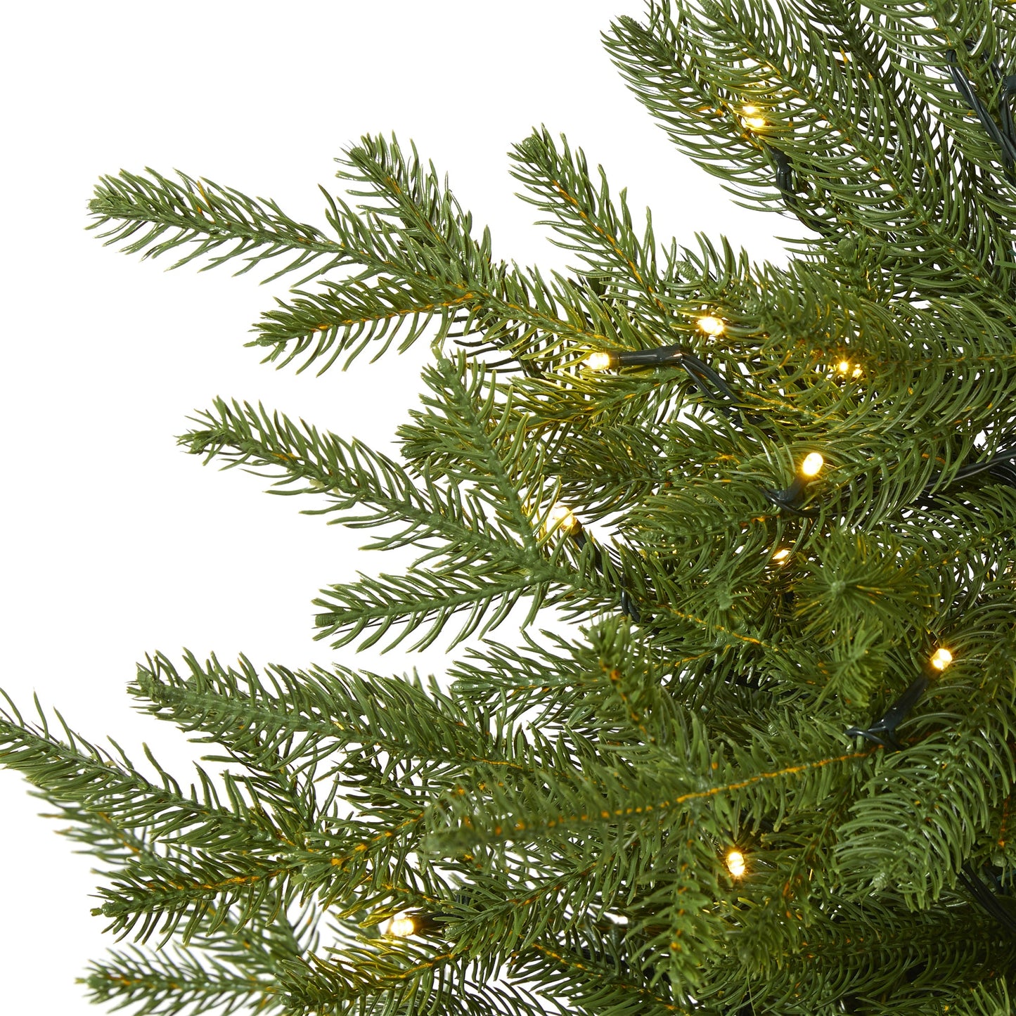 4' Swedish Fir Artificial Christmas Tree w/ 160 Warm White LED Lights & 403 Bend