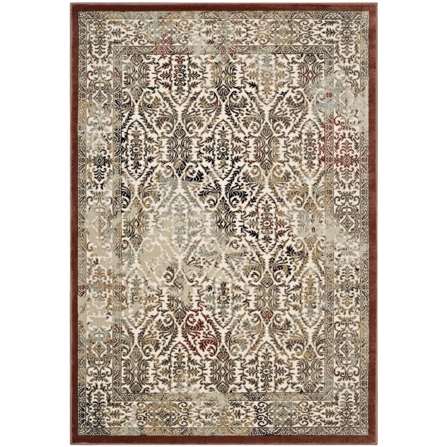 Hester Ornate Turkish Vintage 5x8 Area Rug by Modway