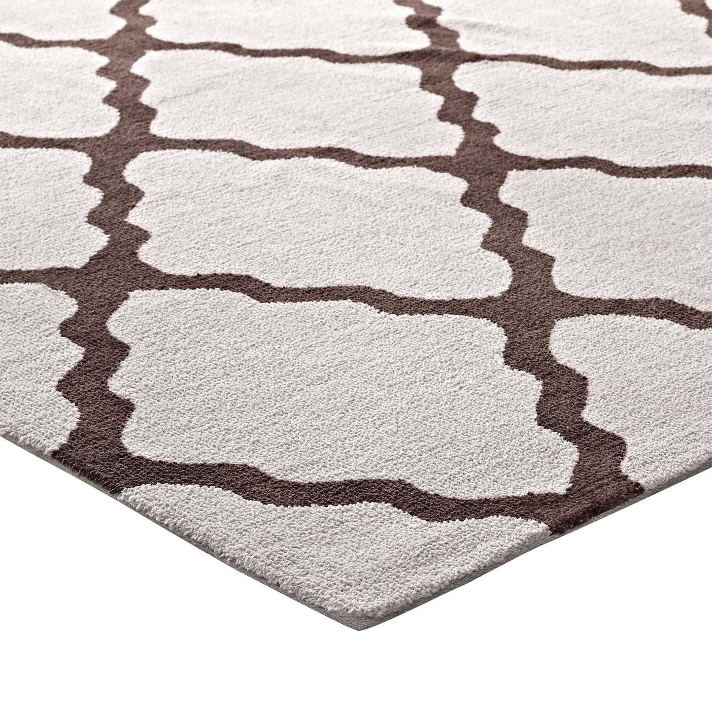 Marja Moroccan Trellis 8x10 Area Rug by Modway