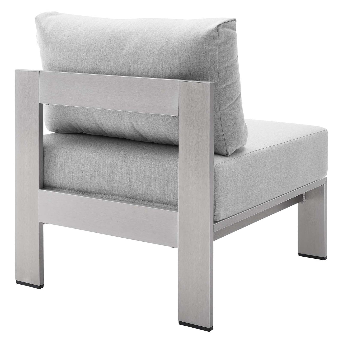 Shore Sunbrella¨ Fabric Aluminum Outdoor Patio Armless Chair by Modway