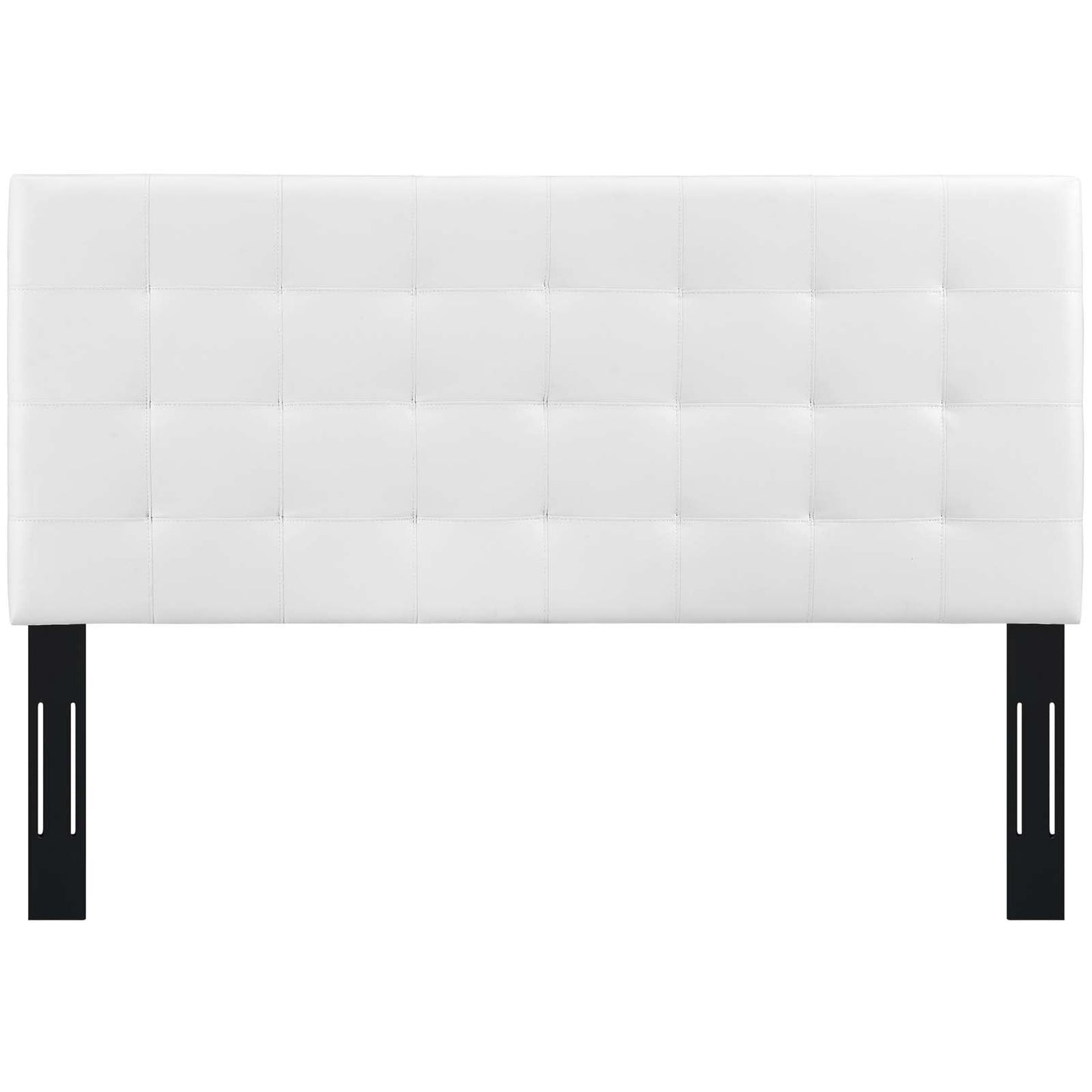 Paisley Tufted Upholstered Faux Leather Full / Queen Headboard by Modway