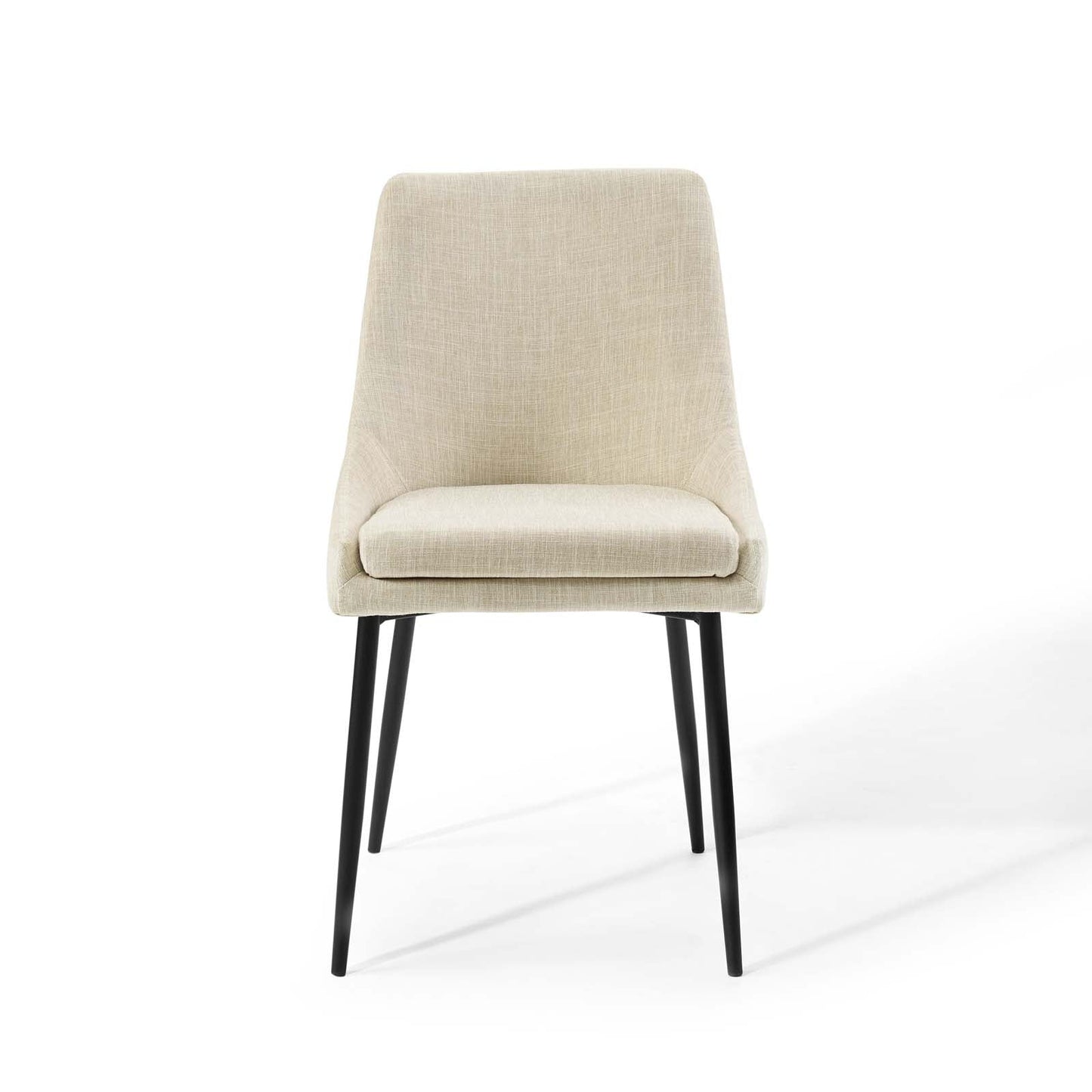 Viscount Upholstered Fabric Dining Chairs Set of 2 by Modway