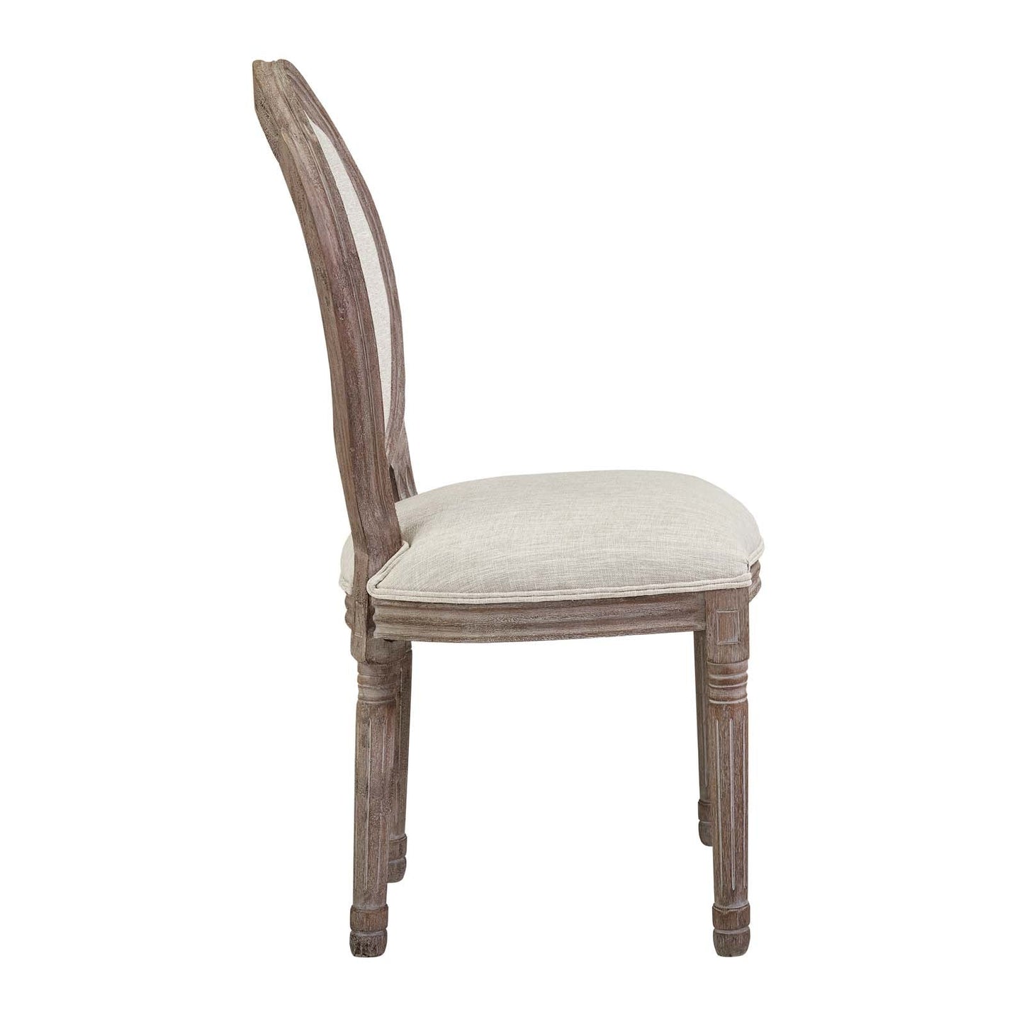 Emanate Upholstered Fabric Dining Side Chair Set of 4 by Modway