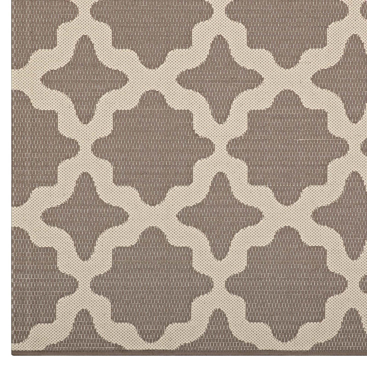 Cerelia Moroccan Trellis Indoor and Outdoor 8x10 Area Rug by Modway