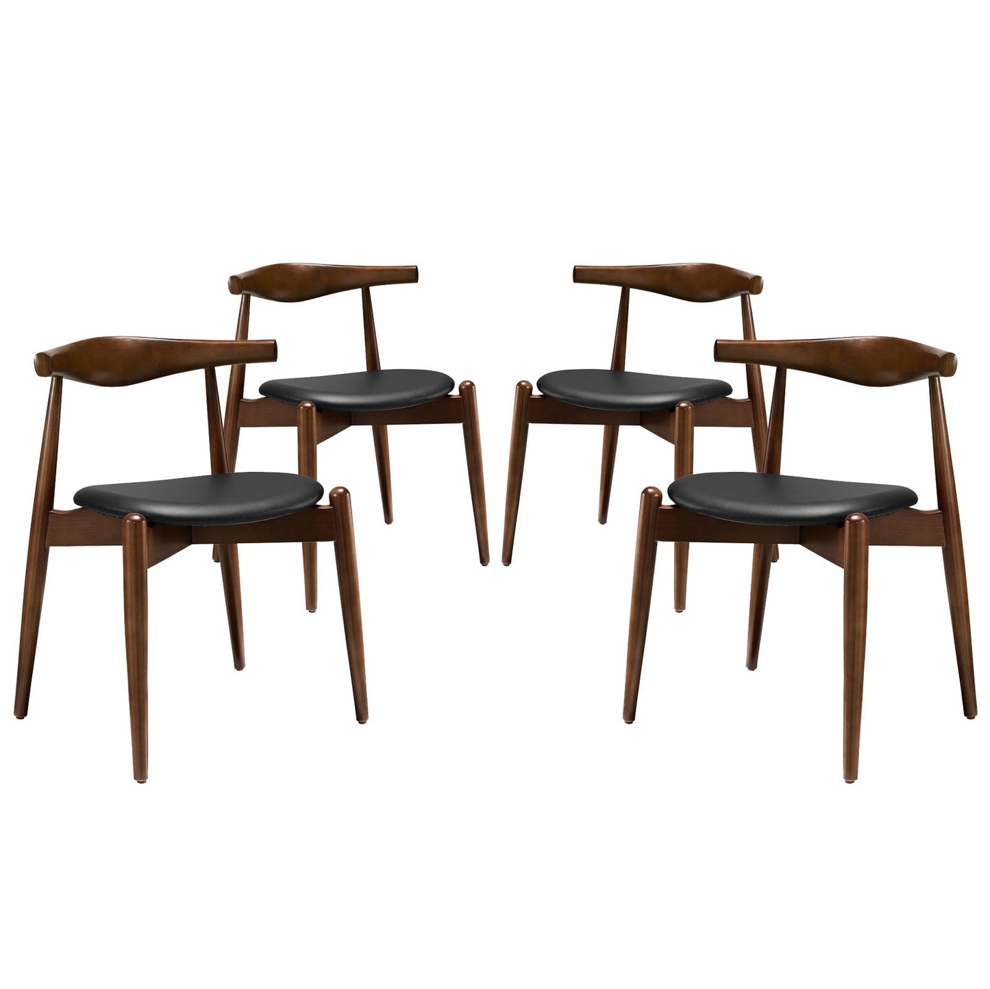 Stalwart Dining Side Chairs Set of 4 by Modway