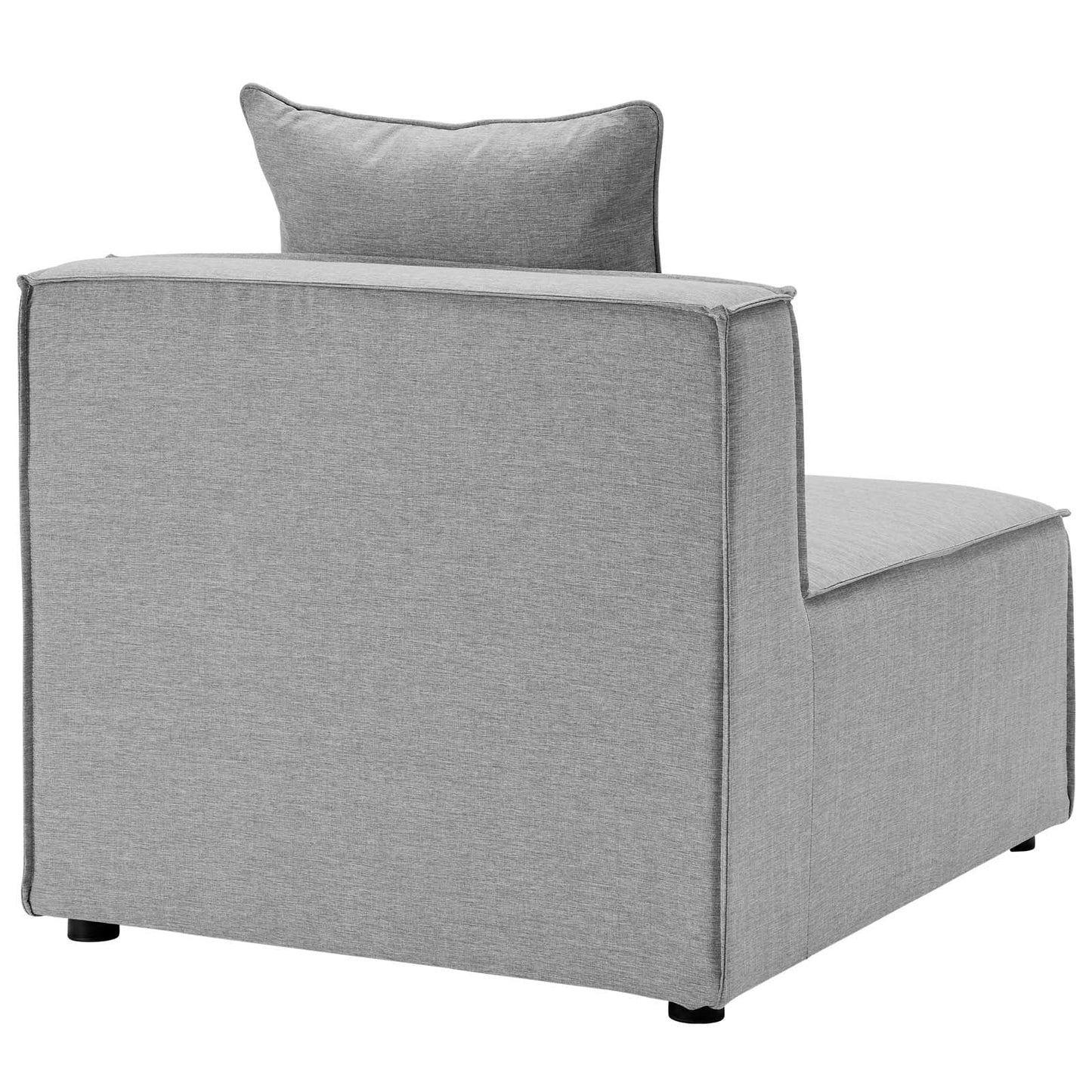 Saybrook Outdoor Patio Upholstered Sectional Sofa Armless Chair by Modway