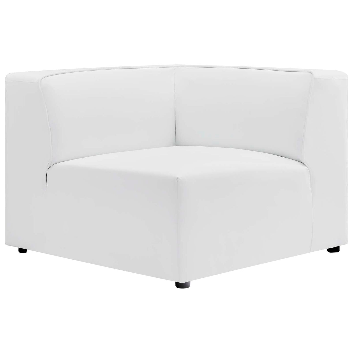 Mingle Vegan Leather Corner Chair by Modway