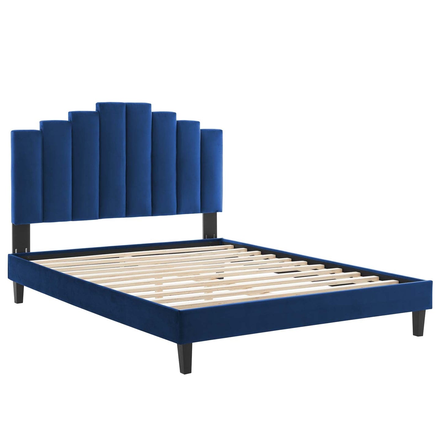 Elise Performance Velvet King Platform Bed by Modway