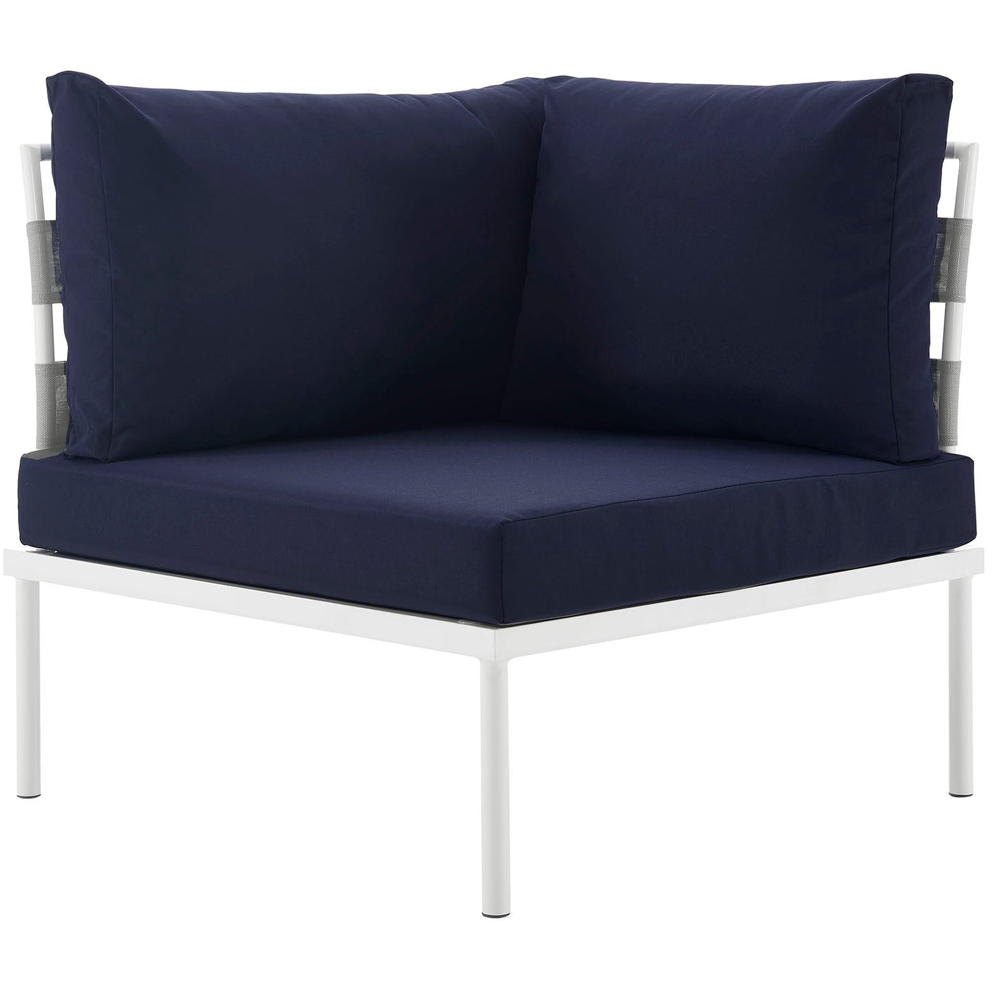 Harmony Outdoor Patio Aluminum Corner Sofa by Modway