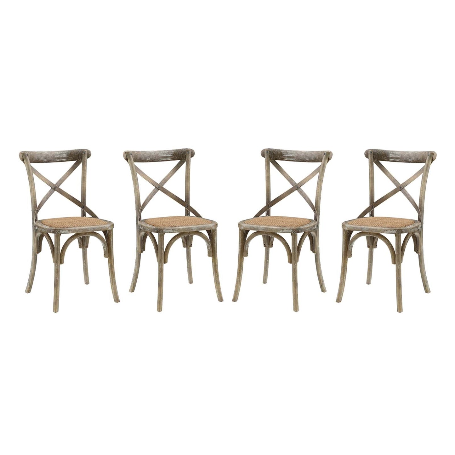 Gear Dining Side Chair Set of 4 by Modway