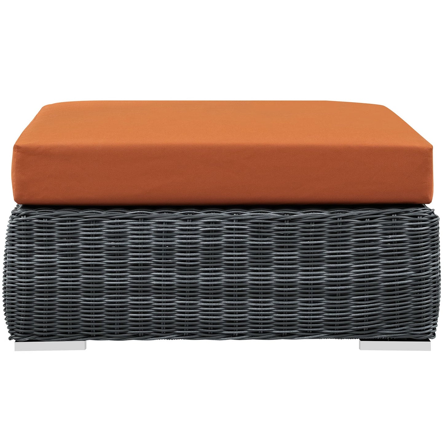 Summon Outdoor Patio Sunbrella¨ Square Ottoman by Modway