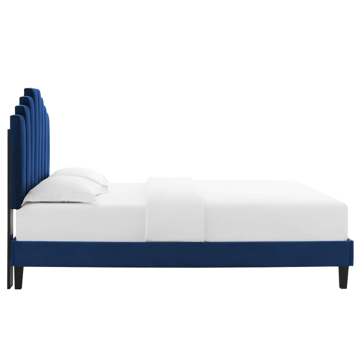Elise Performance Velvet King Platform Bed by Modway