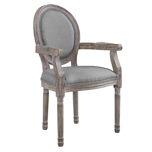 Emanate Upholstered Fabric Dining Armchair Set of 4 by Modway