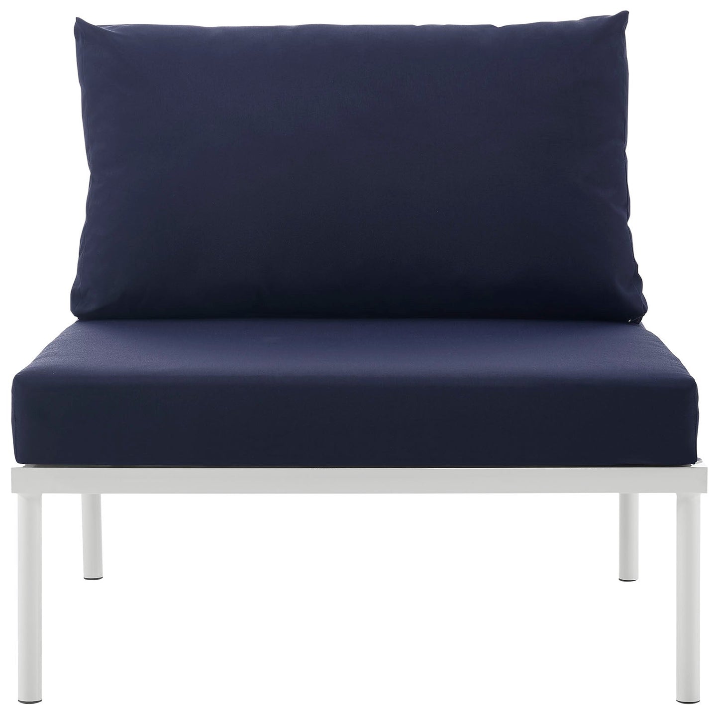 Harmony Armless Outdoor Patio Aluminum Chair by Modway