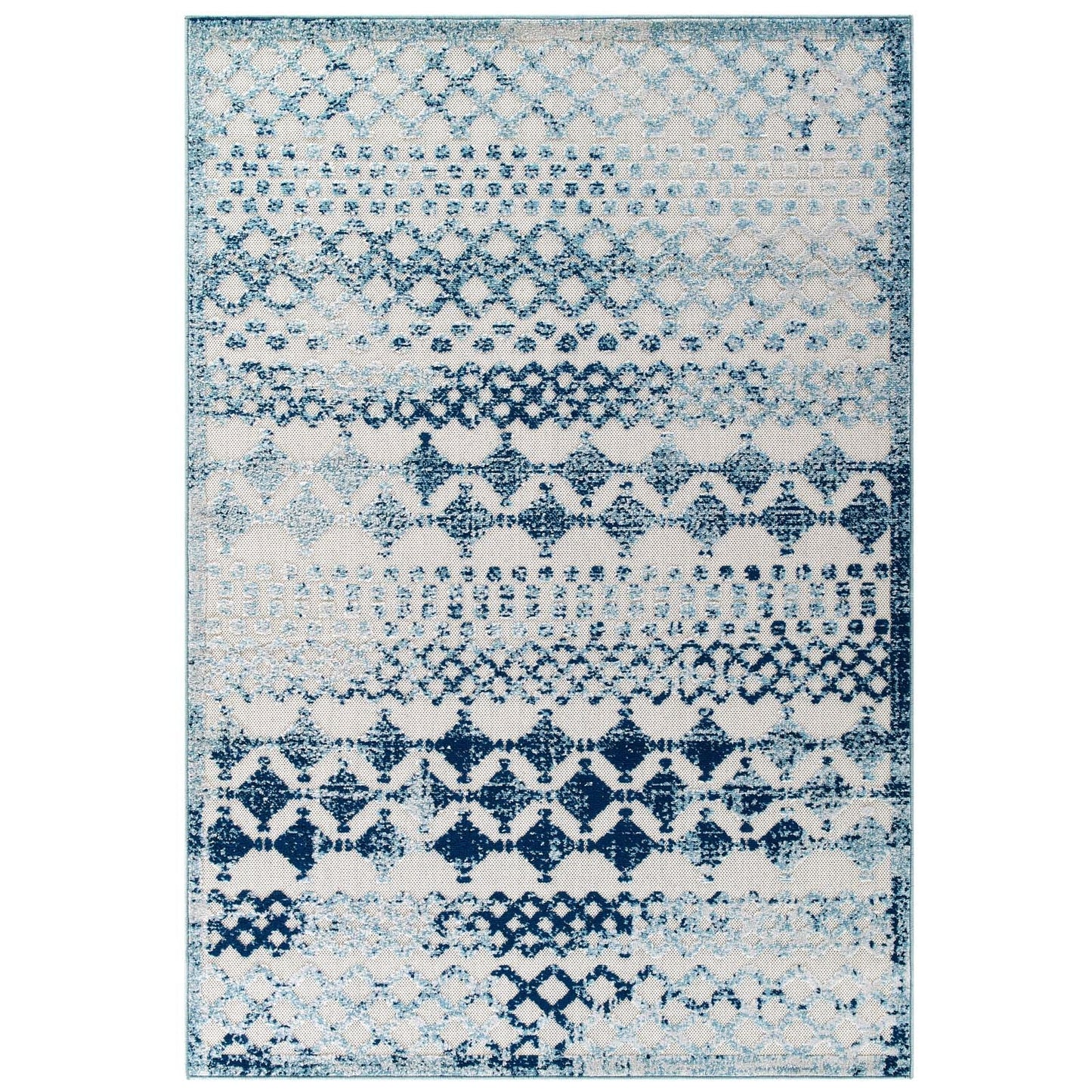 Reflect Giada Abstract Diamond Moroccan Trellis 5x8 Indoor/Outdoor Area Rug by Modway
