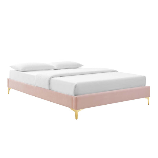 Sutton Performance Velvet Queen Bed Frame by Modway