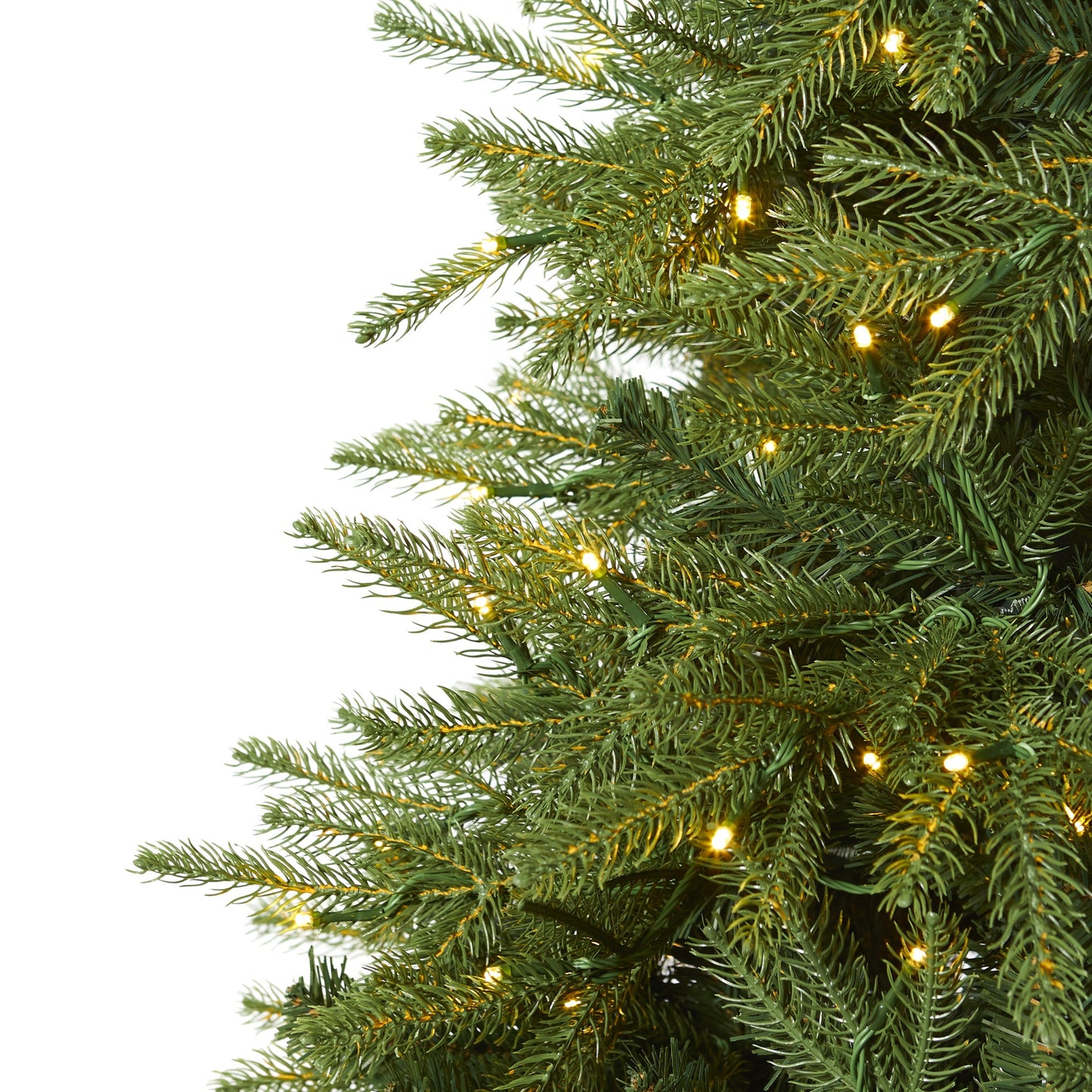 7' Vancouver Fir 'Natural Look' Artificial Christmas Tree w/ 500 Clear LED Light