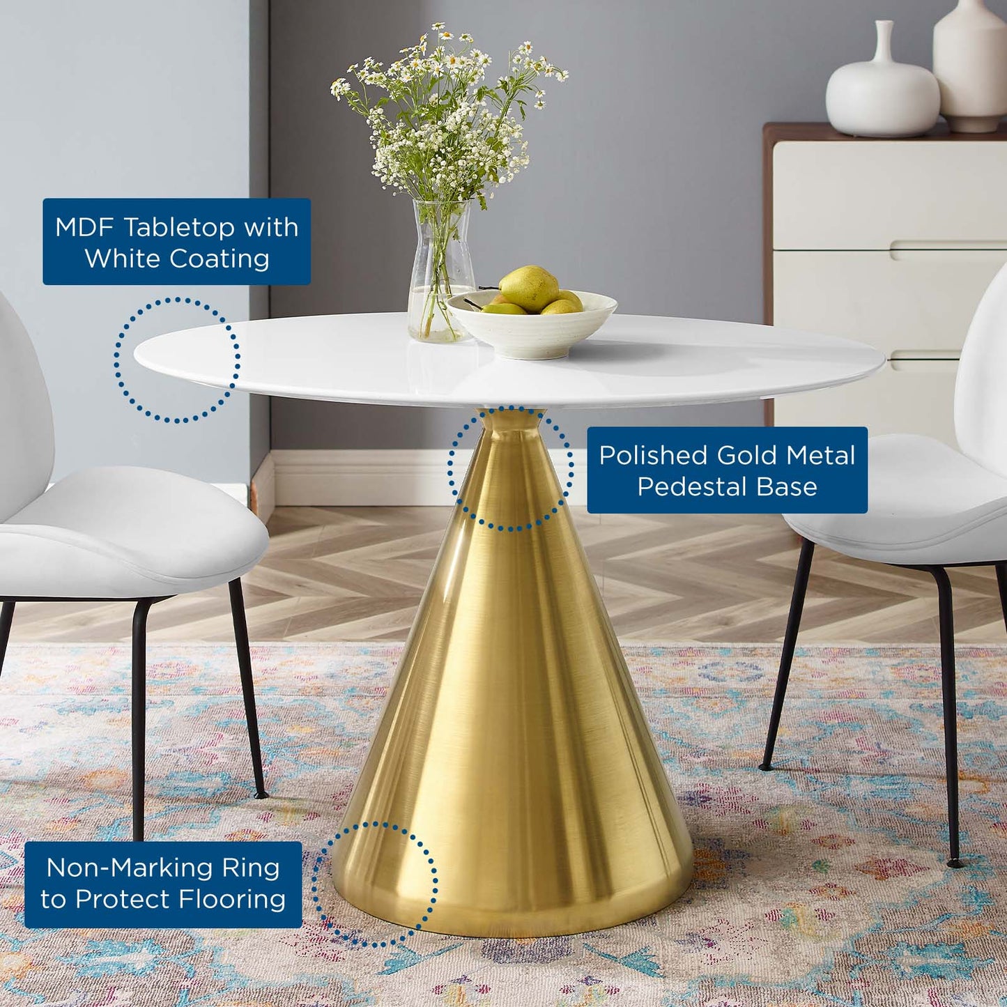 Tupelo 42" Oval Dining Table by Modway